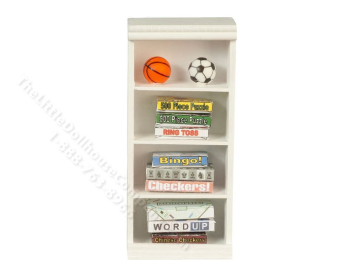 (image for) Miniature Cabinet With Toys for Dollhouses
