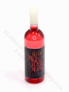 (image for) Miniature Bottle of Kedem Matuk Royale Rouge Wine for Dollhouses