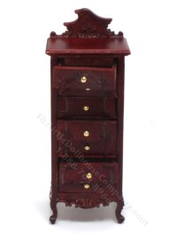 (image for) Miniature Art Nouveau Mahogany Chest of Drawers