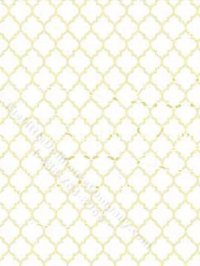 (image for) Yellow Birch Trellis 2 Pattern Wallpaper for Dollhouses