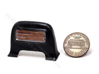 (image for) Miniature Electric Fire/Heater c.1936 for Dollhouses - Black