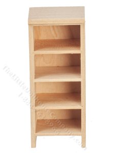(image for) Miniature Large Cabinet for Dollhouses, Unfinished