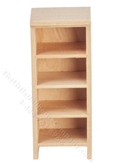 (image for) Miniature Large Cabinet for Dollhouses, Unfinished