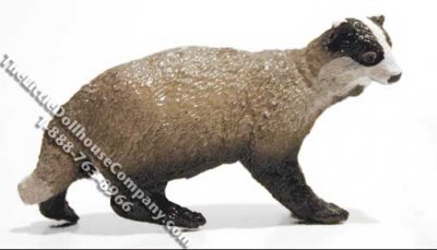 (image for) Miniature Badger for Dollhouses