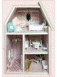 (image for) 1:144 Scale Miniature Secret House - Willowmere Furniture Kit