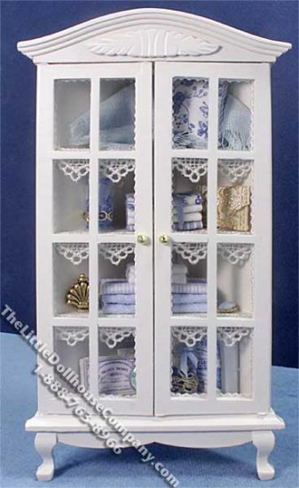 (image for) Miniature Corner Cabinet for Dollhouses