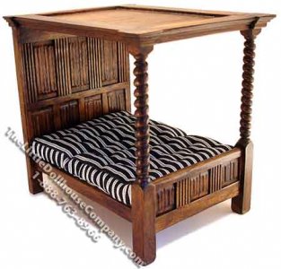 (image for) Miniature Tester Bed for Dollhouses