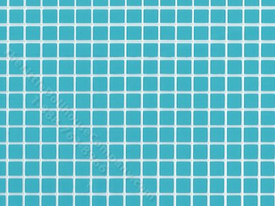 (image for) Dollhouse Scale Model Powder Blue w/White Grout Vinyl Tile Floor