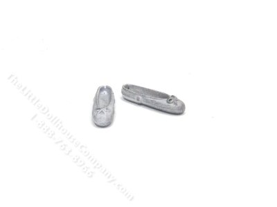 (image for) Miniature Moulded Metal Ballet Flats