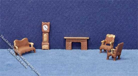 (image for) 1/144" Living Room Set for Dollhouses