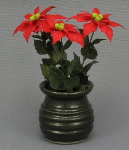(image for) Dollhouse Miniature Poinsettia