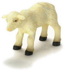 (image for) Dollhouse Scale Model Young Sheep