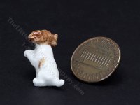 (image for) Miniature Porcelain Beagle Dog for Dollhouses