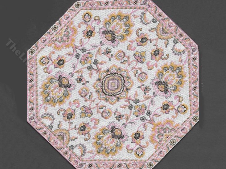 (image for) Hexagon Woven Rug for your Dollhouse