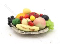 (image for) Miniature Fruit on a Silver Platter