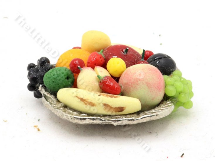 (image for) Miniature Fruit on a Silver Platter