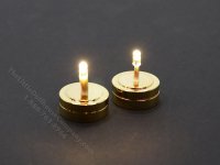 (image for) Miniature LED Light with Wand for Dollhouses (1 Piece) - Gold