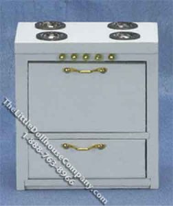 (image for) Dollhouse Scale Model Kitchen Stove ( Economy )
