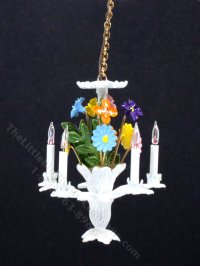 (image for) Miniature Colourful Flowers Chandelier