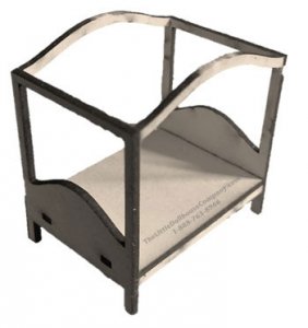 (image for) 1/4" Scale Canopied Bed Kit