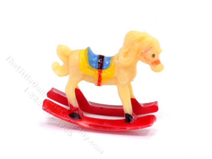 (image for) Miniature Toy Rocking Horse for Dollhouses
