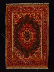 (image for) Miniature 16th Century Woven Rug for Dollhouses