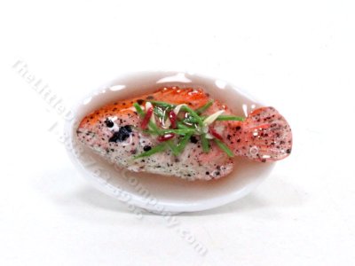 (image for) Miniature Whole Fish on a Platter