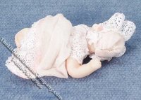 (image for) Infant Doll Sleeping for Dollhouses