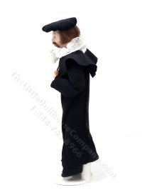 (image for) Miniature Handcrafted Tudor Priest Doll by Detta's Darling Dolls