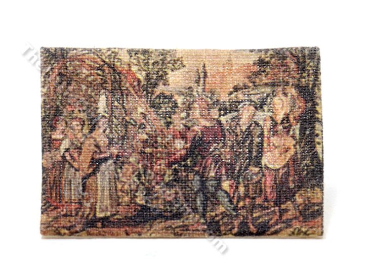(image for) Miniature Vintage Woven Tapestry