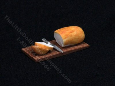 (image for) Miniature Sliced French Bread for Dollhouses