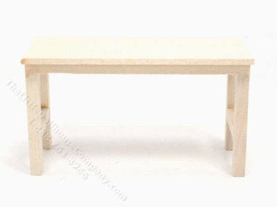 (image for) Miniature Unfinished Table for Dollhouses