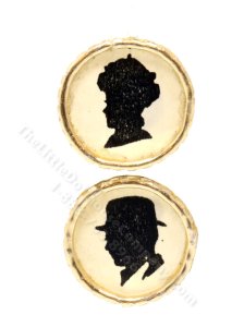 (image for) Miniature Pair of Silhouettes for Dollhouses