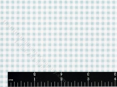 (image for) Mint/Grey Gingham Miniature Wallpaper for Dollhouses