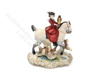 (image for) Vintage Miniature Collectible Olszewski Goebel 1985 "Hunt with Hounds" 611-P