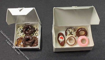 (image for) Miniature Box of Doughnuts for Dollhouses (1/pk)