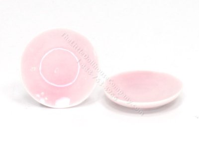 (image for) Miniature Pink Ceramic Plate