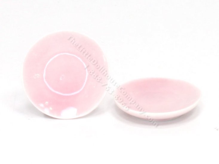 (image for) Miniature Pink Ceramic Plate