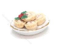 (image for) Miniature Plate of Mince Meat Pies