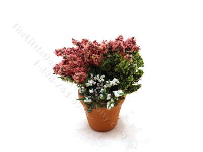 (image for) Miniature 2" Potted Flower Arrangement in Terracotta Pot