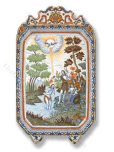 (image for) Dollhouse Scale Model Picture Mosaic Tile