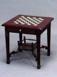 (image for) Dollhouse Miniature Chess Table