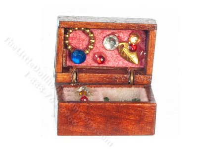 (image for) Small Miniature Jewelry Box for Dollhouses