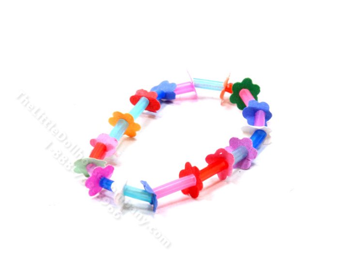 (image for) Vintage Miniature Tropical Lei Necklace for Dollhouses
