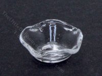 (image for) Miniature Ruffled Glass Dish