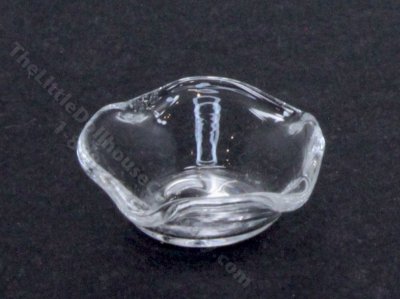(image for) Miniature Ruffled Glass Dish