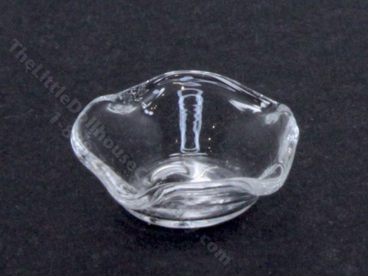 (image for) Miniature Ruffled Glass Dish