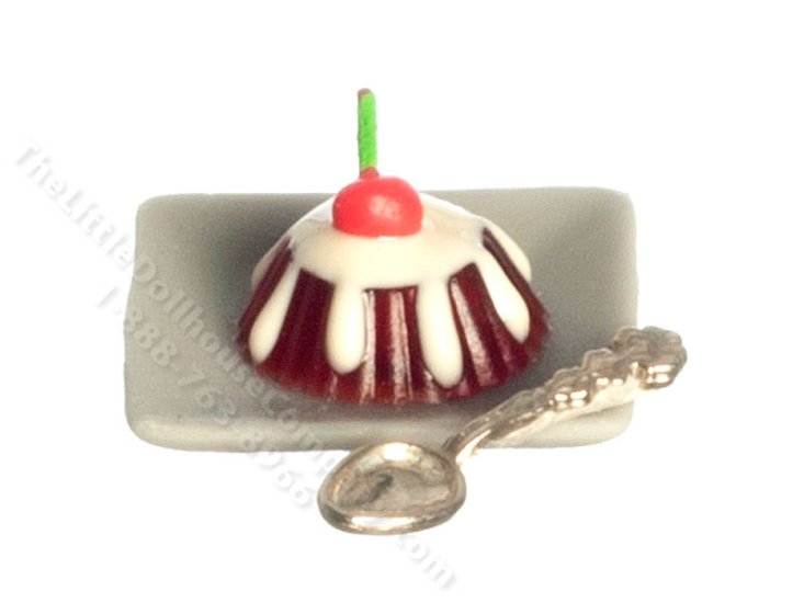 (image for) Miniature Pudding Dessert for Dollhouses