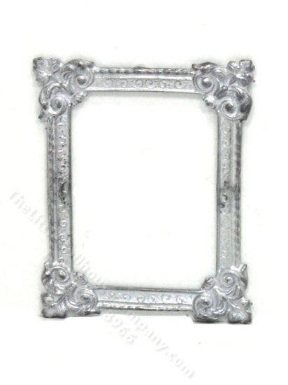 (image for) Miniature Ornate Metal Picture Frame for Dollhouses