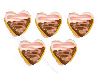 (image for) Miniature Heart Donuts for Dollhouses